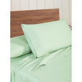 Loveland Premium 100 Cotton Tender Green Sheet Set With Pillowcases Top Grade Natural