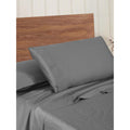 Loveland Premium 100 Cotton Cool Grey Sheet Set With Pillowcases Top Grade Natural