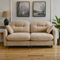 Loveseat Cloud Modular Sectional Sofa In Chenille Fabric Tufted Backrest Ergonomic Modern Couch For Living Room