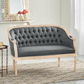 Loveseat Sofa Couch Accent Sofa Couch With Scrolled Armrests