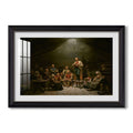 Low Church Devotion 1848 Adolph Tidemand Custom Framed Print