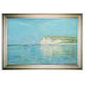 Low Tide Claude Monet Silver Frame