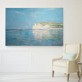 Claude Monets Low Tide At Pourville Gallery Wrapped Canvas Wall Art