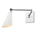 Luca 9 High 1 Light Sconce Polished Chrome 9 Inch Tall