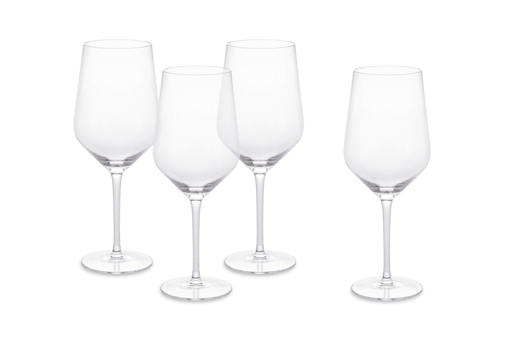 Lucent Red Wine Glasses, Set of 4