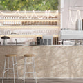 Lucenza 12X12 In. Matte Recycled Glass Penny Round Mosaic Wall And Floor Tile 10.56 Sq Ft Case 12 Pack