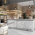 Lucenza 12X12 In. Matte Recycled Glass Petal Mosaic Wall And Floor Tile 10.6 Sq Ft Case 10 Pack