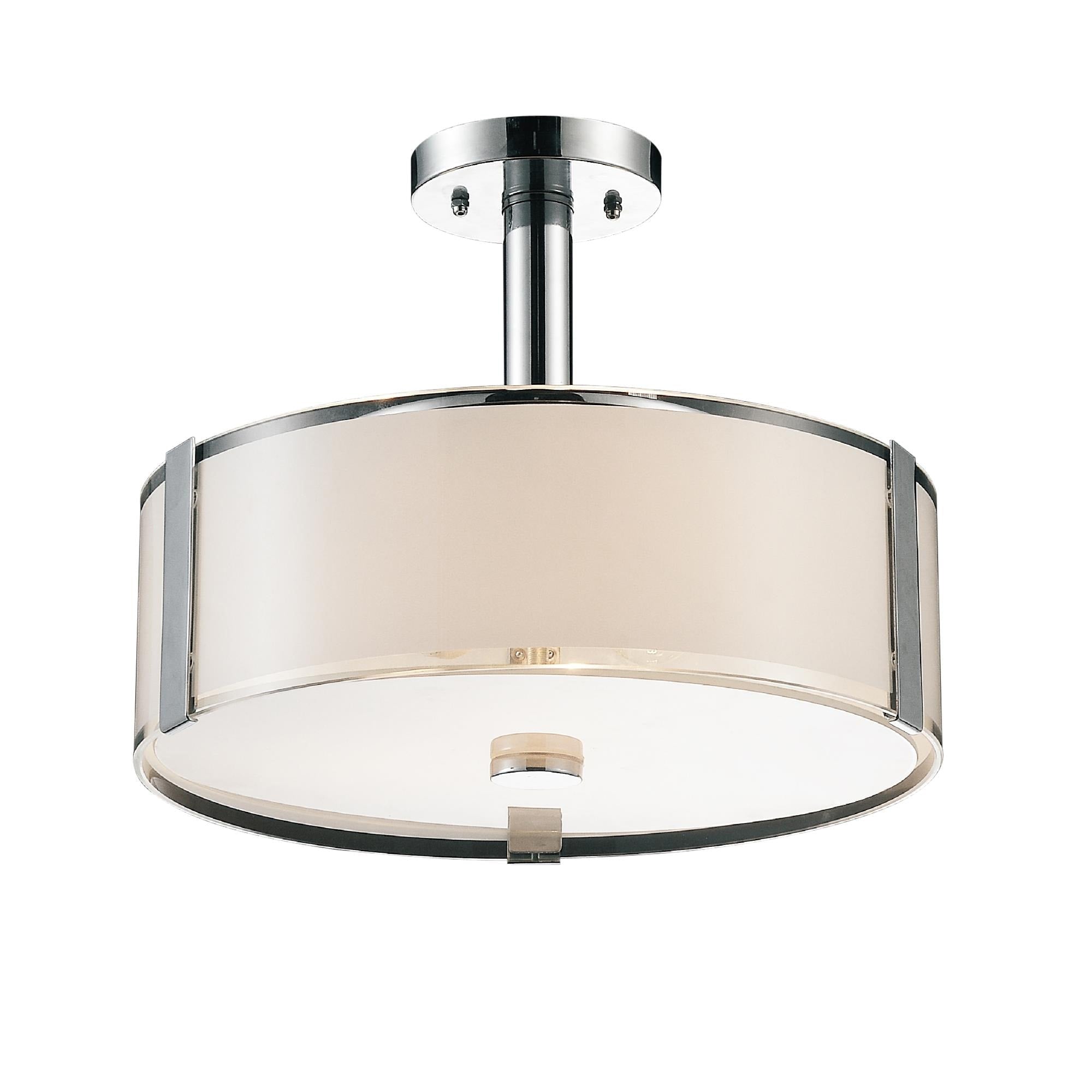 Porch Den Mcgwire Chrome Finish 4 Light Chandelier