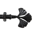 Instyledesign Luck Adjustable Black Curtain Rod