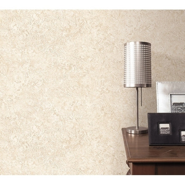 Lucy 32.7 X 20.5 Molten Texture Wallpaper In Beige
