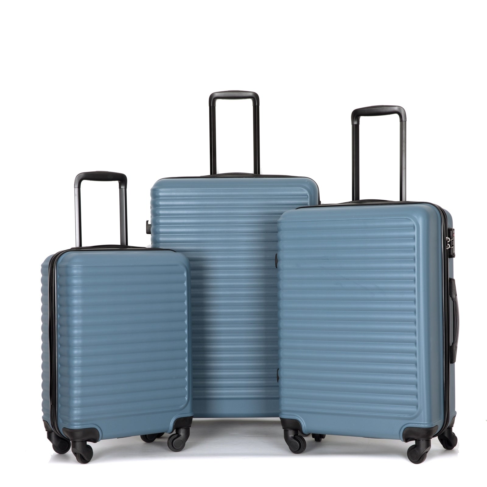 Luggage Sets 3 Piece Suitcases With Wheels Hardshell Lightweight Travel Suitcase Sets With Tsa Lock Blue 20 24 28Inch