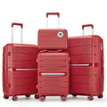 Luggage Sets 4 Piece 14 20 24 28 Pp Lightweight Durable Expandable Suitcase