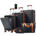 Luggage Sets 5 Piece Expandable Carry On Suitcase With Spinner Wheels Tsa Lock Usb Port Cup Holder Duffel Bag And Toiletry Bag
