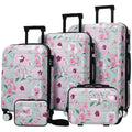 Luggage Sets New Model Pc 5Pcs Hardside Lightweight Durable 20In 24In 28In Suitcases With 8 14 Cases With Lock Spinner Wheels