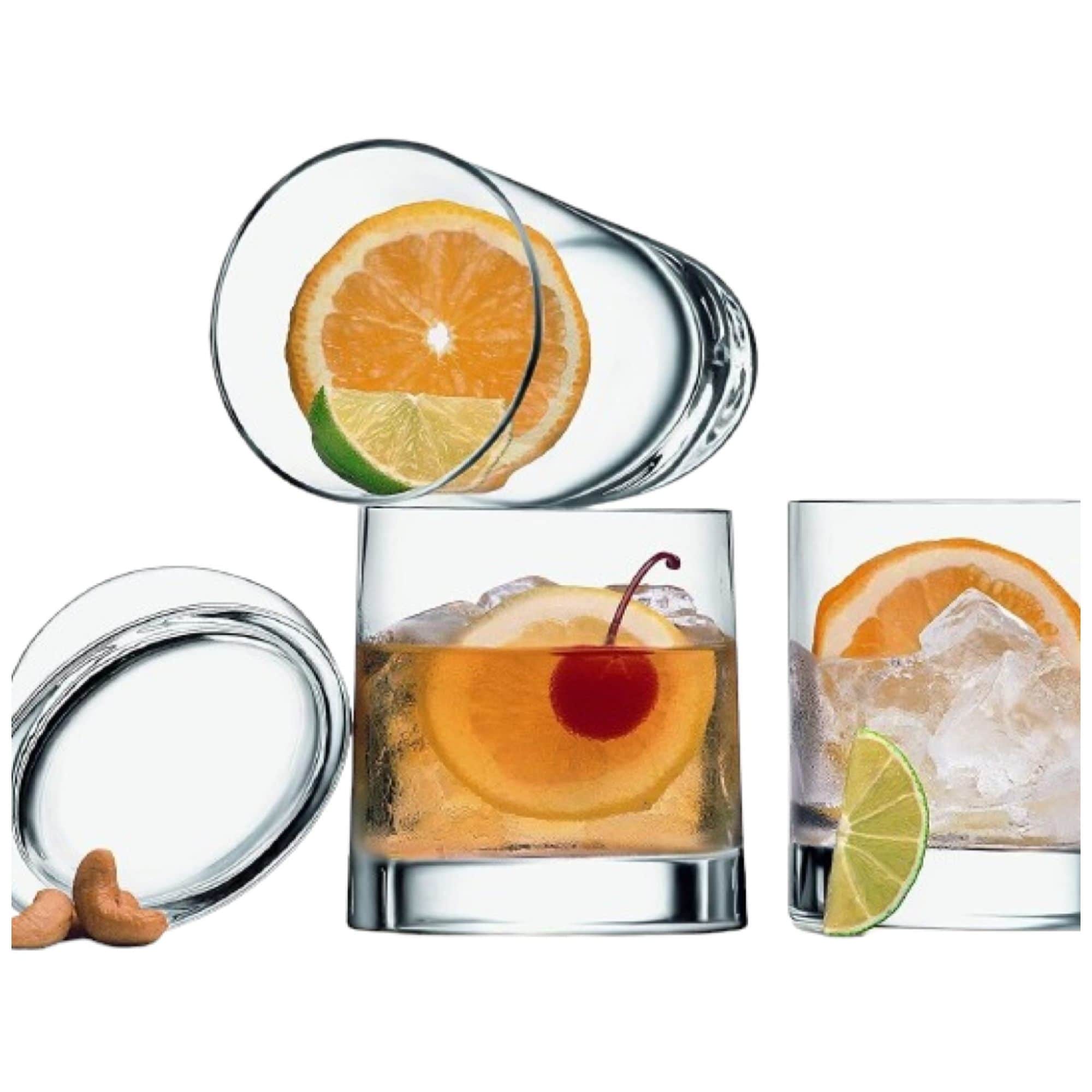 Luigi Bormioli Veronese Clear Glass 11.5 Ounce Whisky Glass Pack Of 6