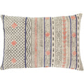 Lukina Global Block Print 16X24 Inch Lumbar Throw Pillow