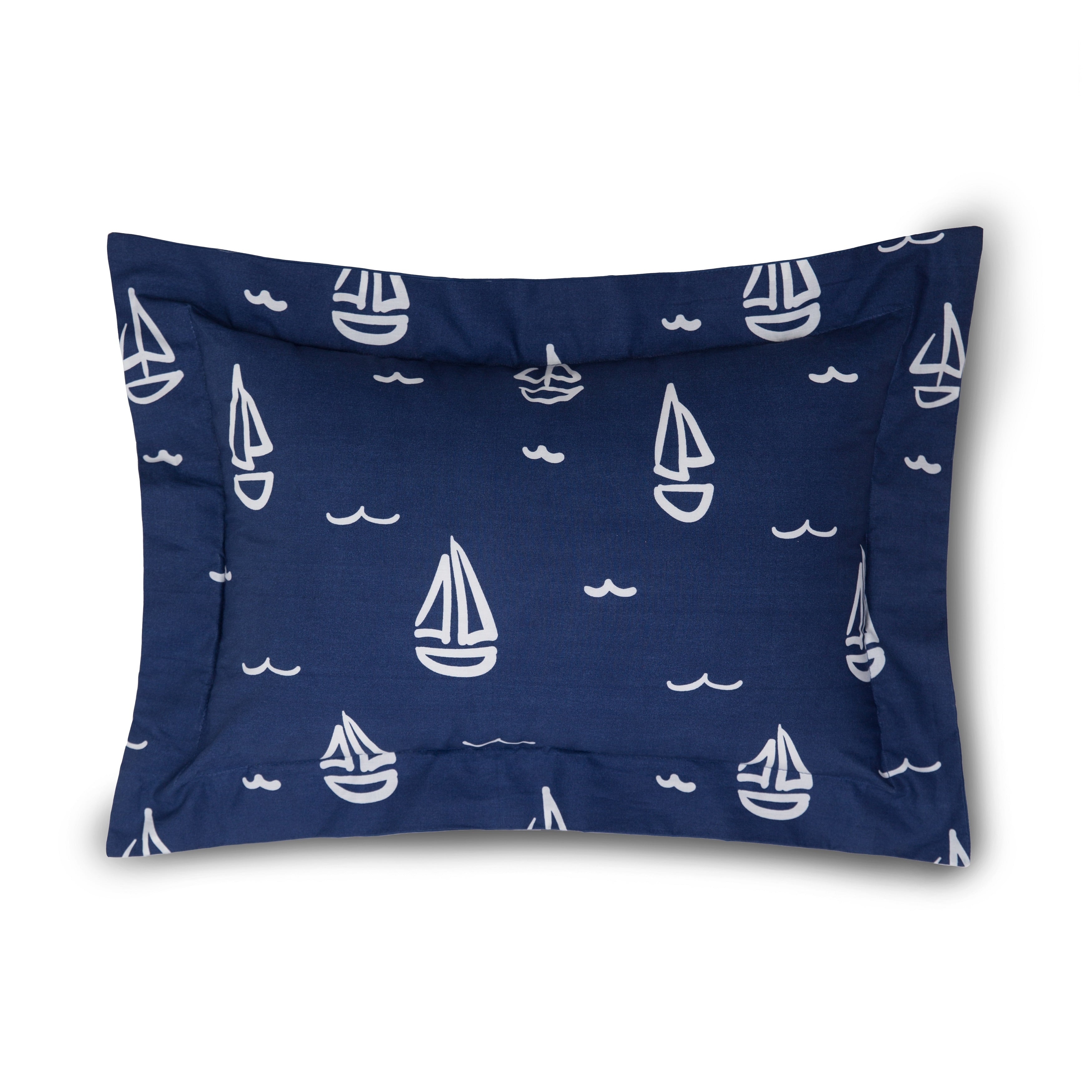 Lullaby Bedding Away At Sea Printed Boudoir Pillow