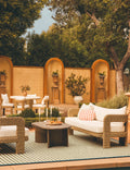 Hadler Outdoor Sofa, Ivory