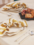 Painterly Stripe Linen Napkins (Set of 4) by Sarah Sherman Samuel