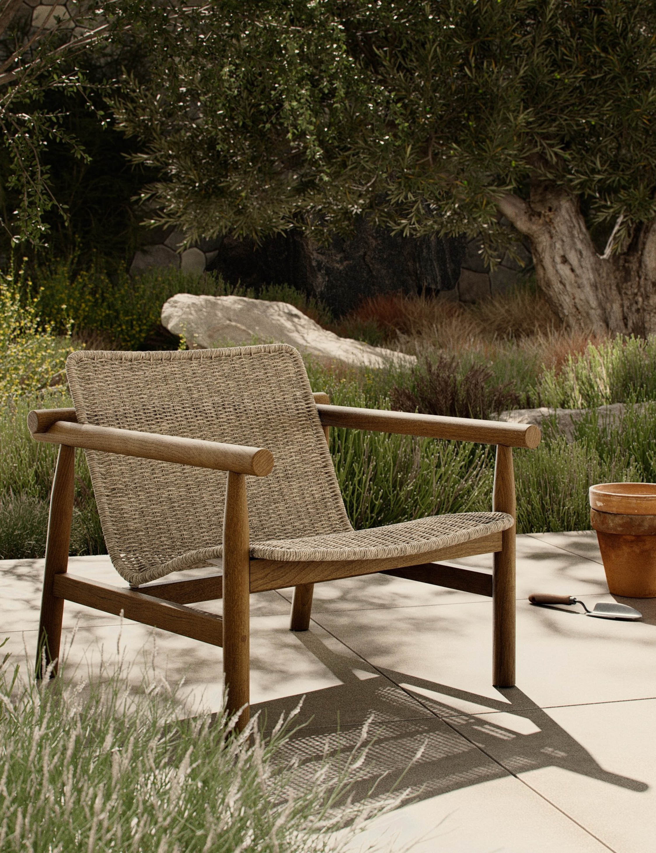 Dume Indoor / Outdoor Accent Chair by Amber Lewis x Four Hands