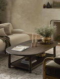 Charnes Oval Coffee Table by Amber Lewis x Four Hands