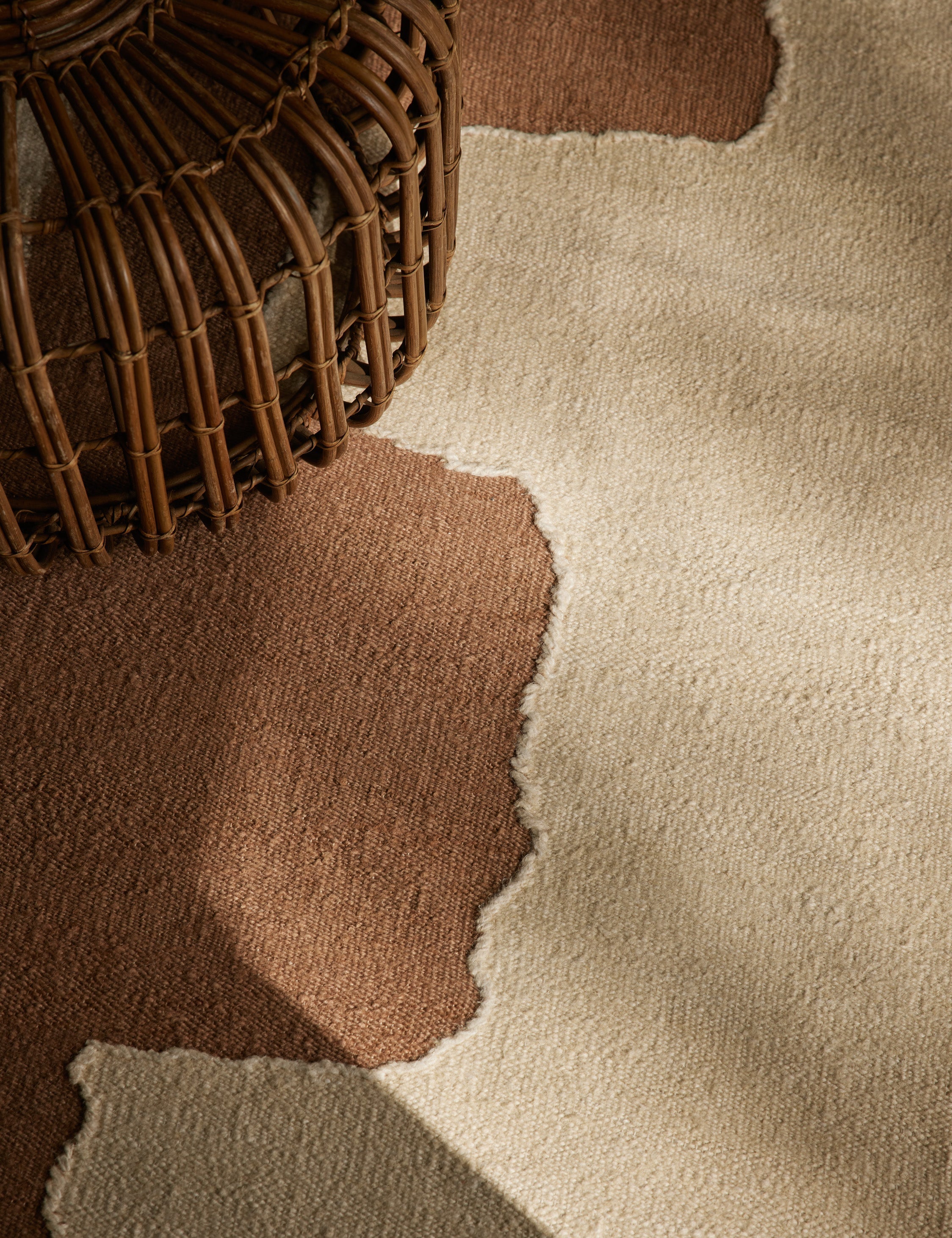Butte Flatweave Linen Rug Swatch by Elan Byrd