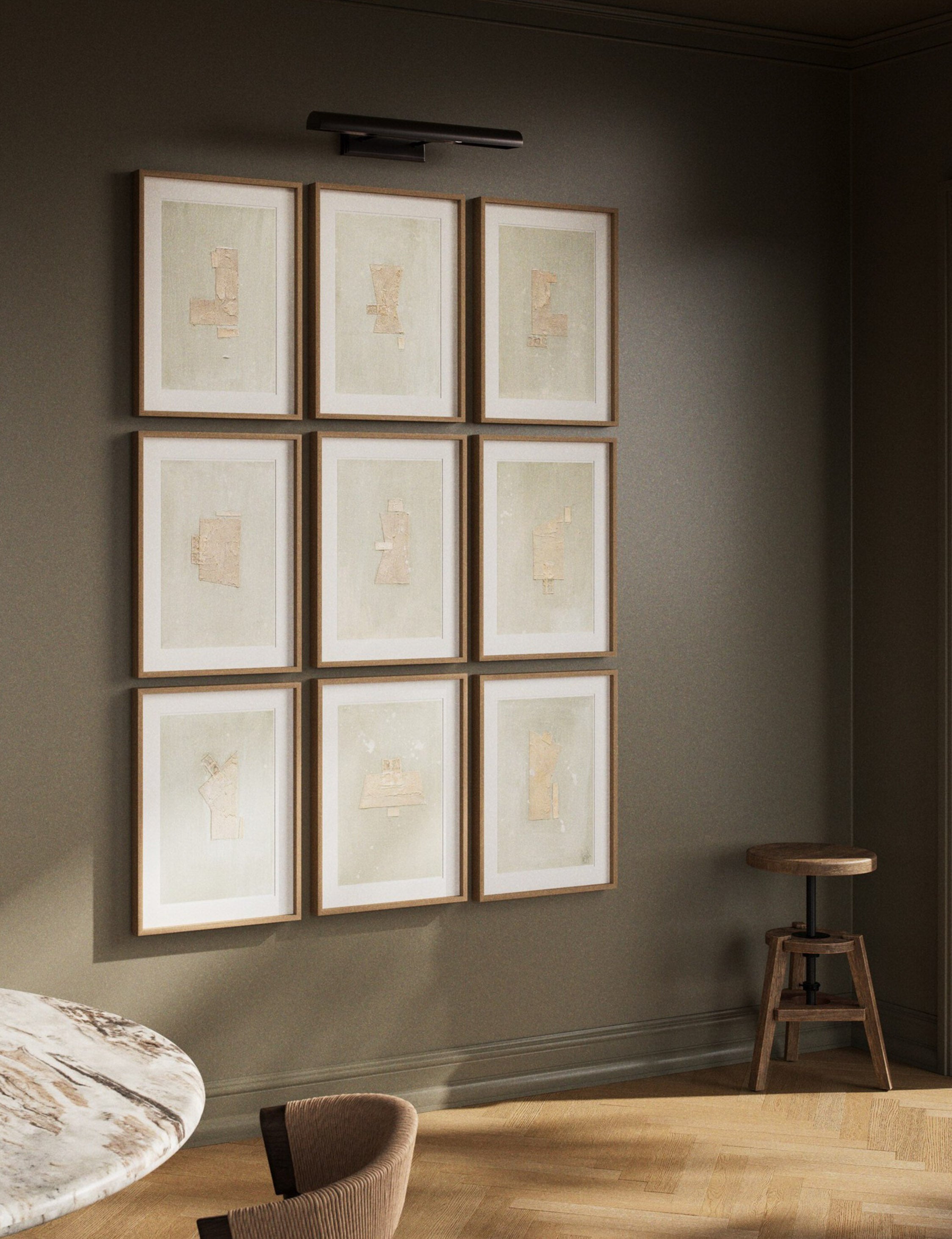 Galactic Wall Art (Set of 9) by Jade Dacay