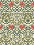 Oxford Union Wallpaper Swatch by Morris & Co. , Green