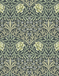 Oxford Union Wallpaper Swatch by Morris & Co. , Sea Green