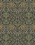 Oxford Union Wallpaper Swatch by Morris & Co. , Black