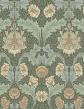 Myrtle Wallpaper Swatch by Morris & Co. , Sea Green