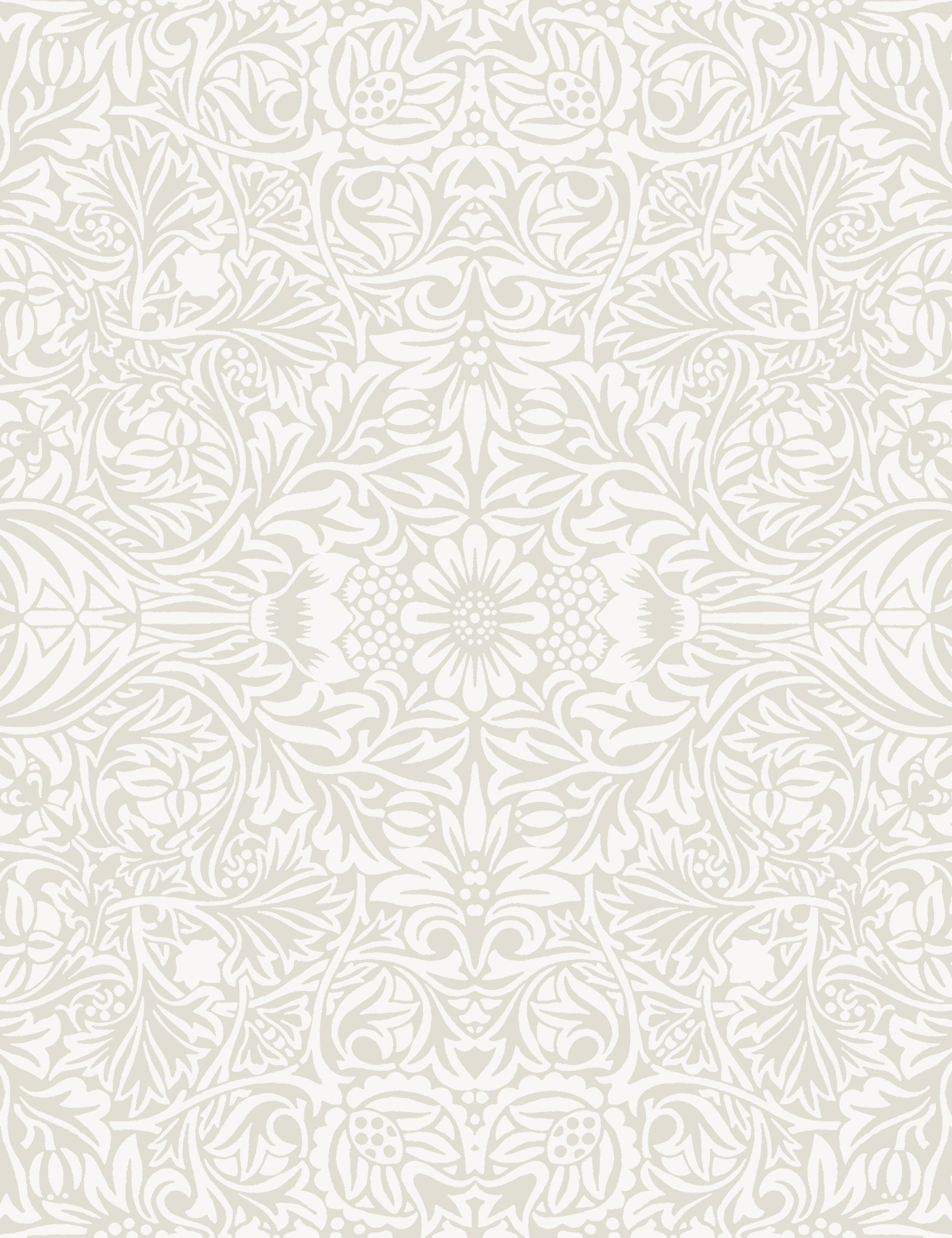 Ceiling Wallpaper Swatch by Morris & Co. , Dove