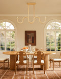 Noor Linear Chandelier by Lolly Lolly Ceramics