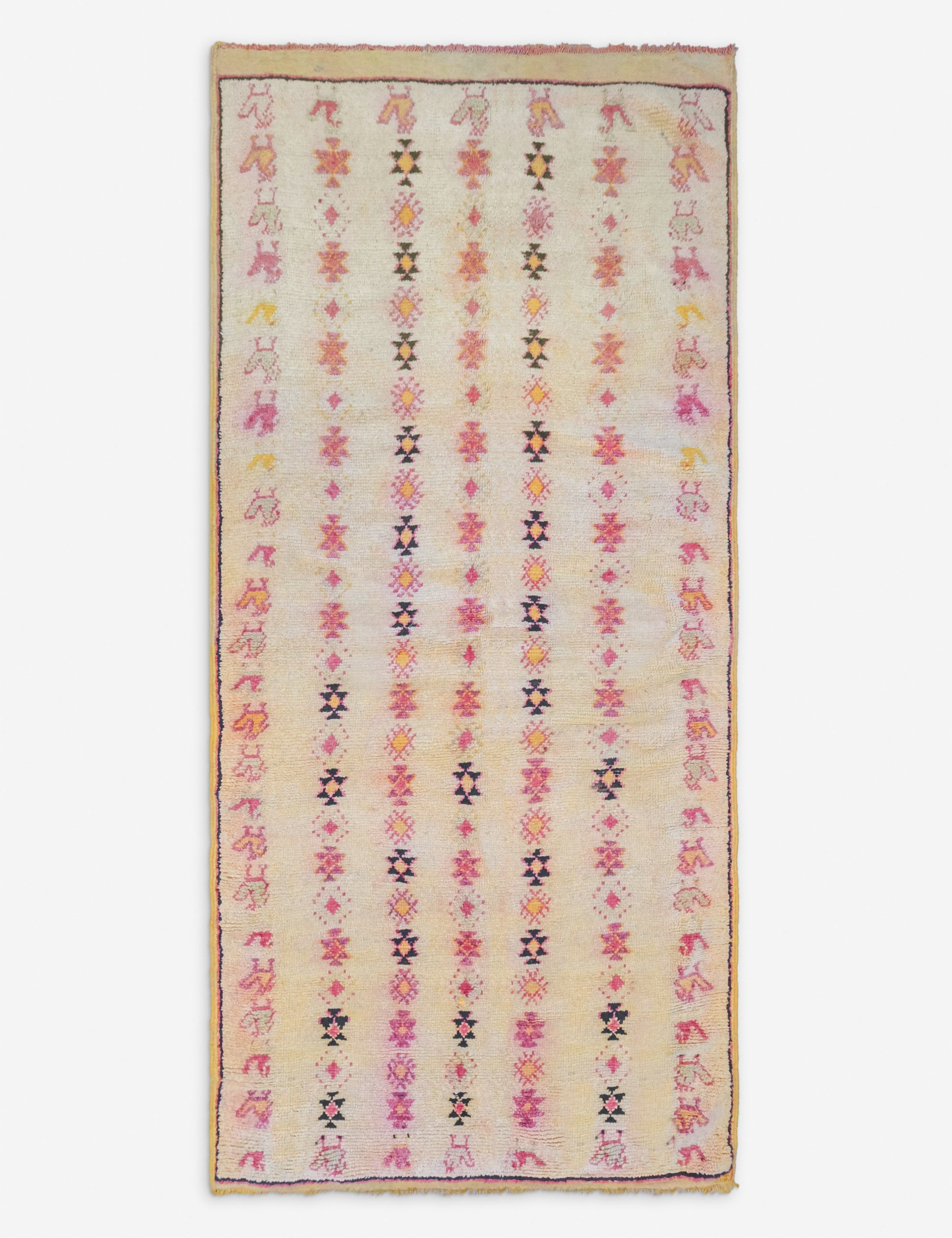 Vintage Moroccan Runner Rug no. 15, 3'2in x 7'2in