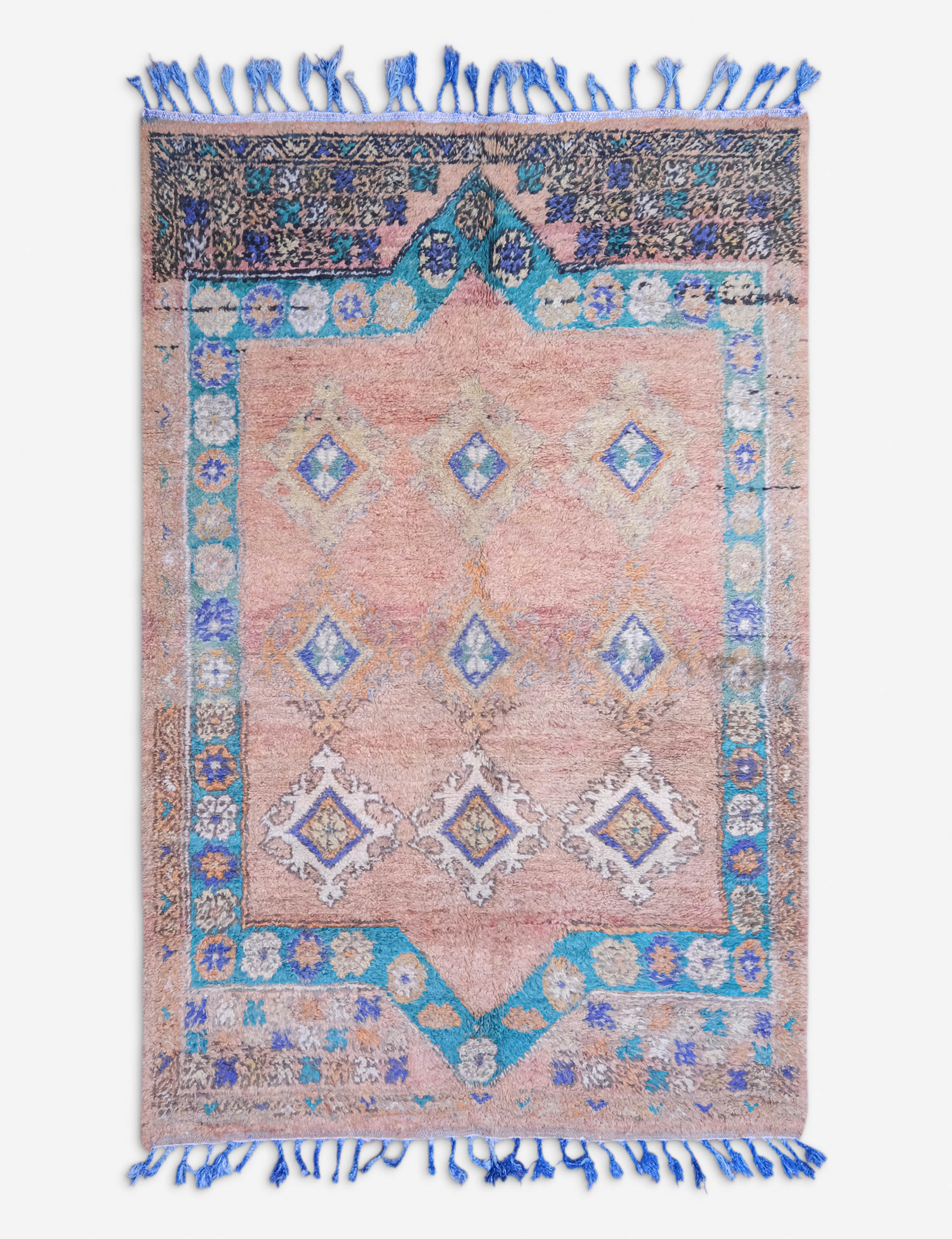 Vintage Moroccan Rug no. 81, 5'9in x 9'1in