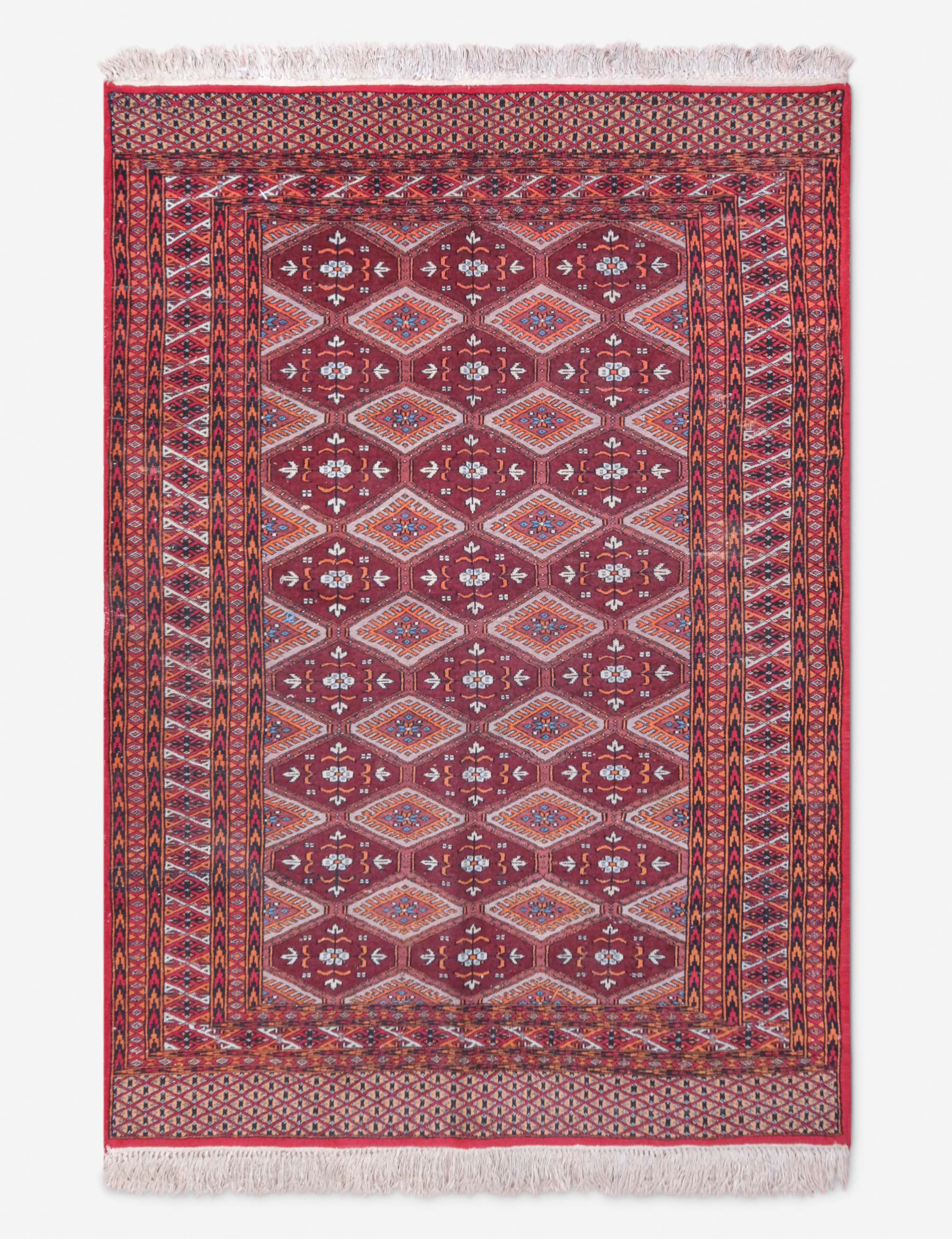 Vintage Moroccan Rug no. 86, 4' x 5'8in