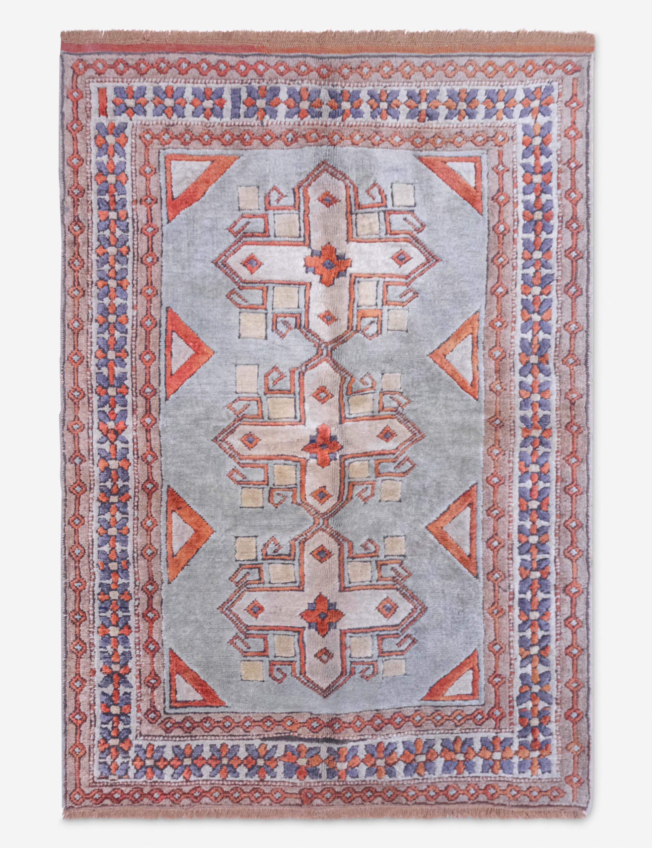 Vintage Moroccan Rug no. 87, 4' x 5'8in