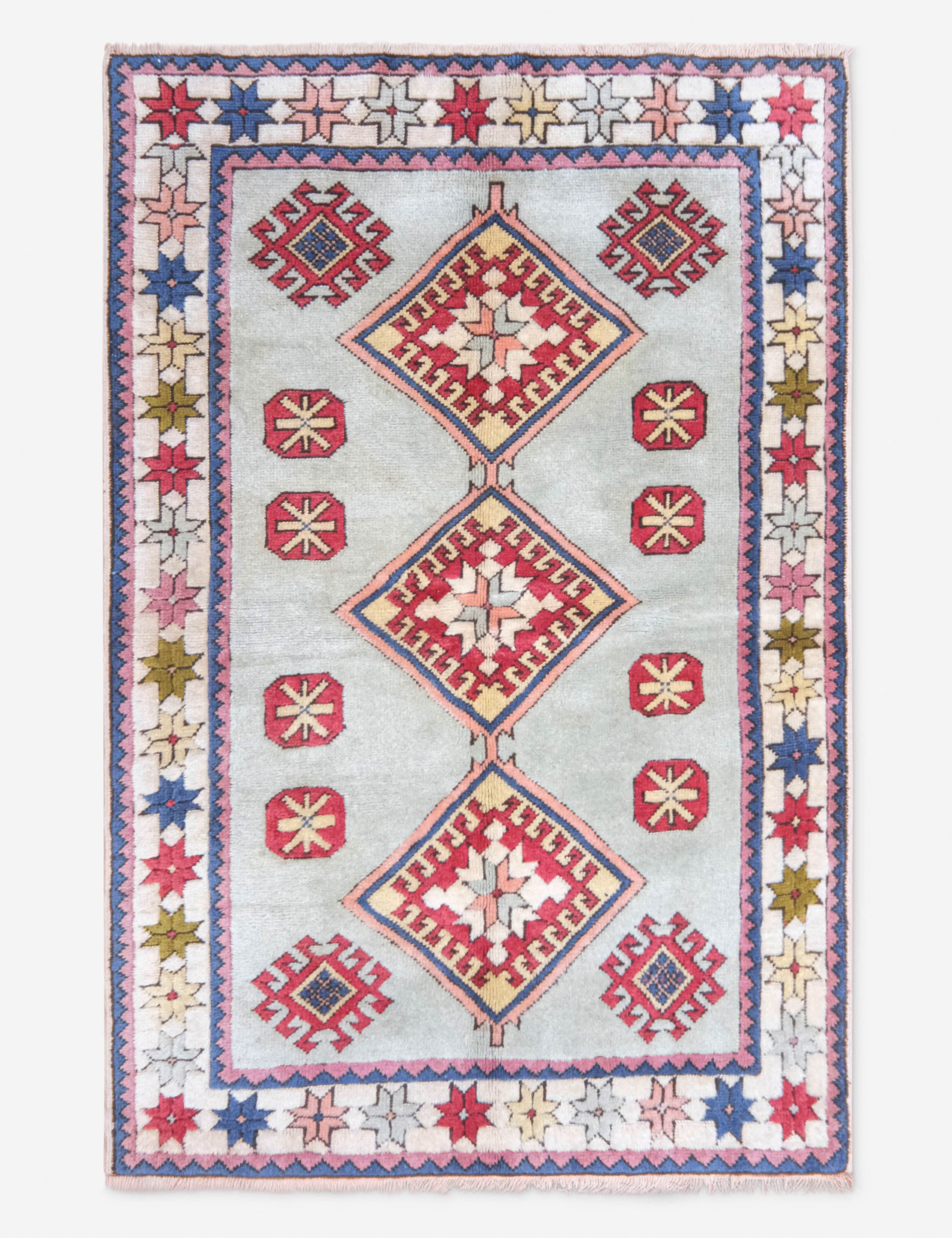 Vintage Moroccan Rug no. 88, 4'3in x 6'2in