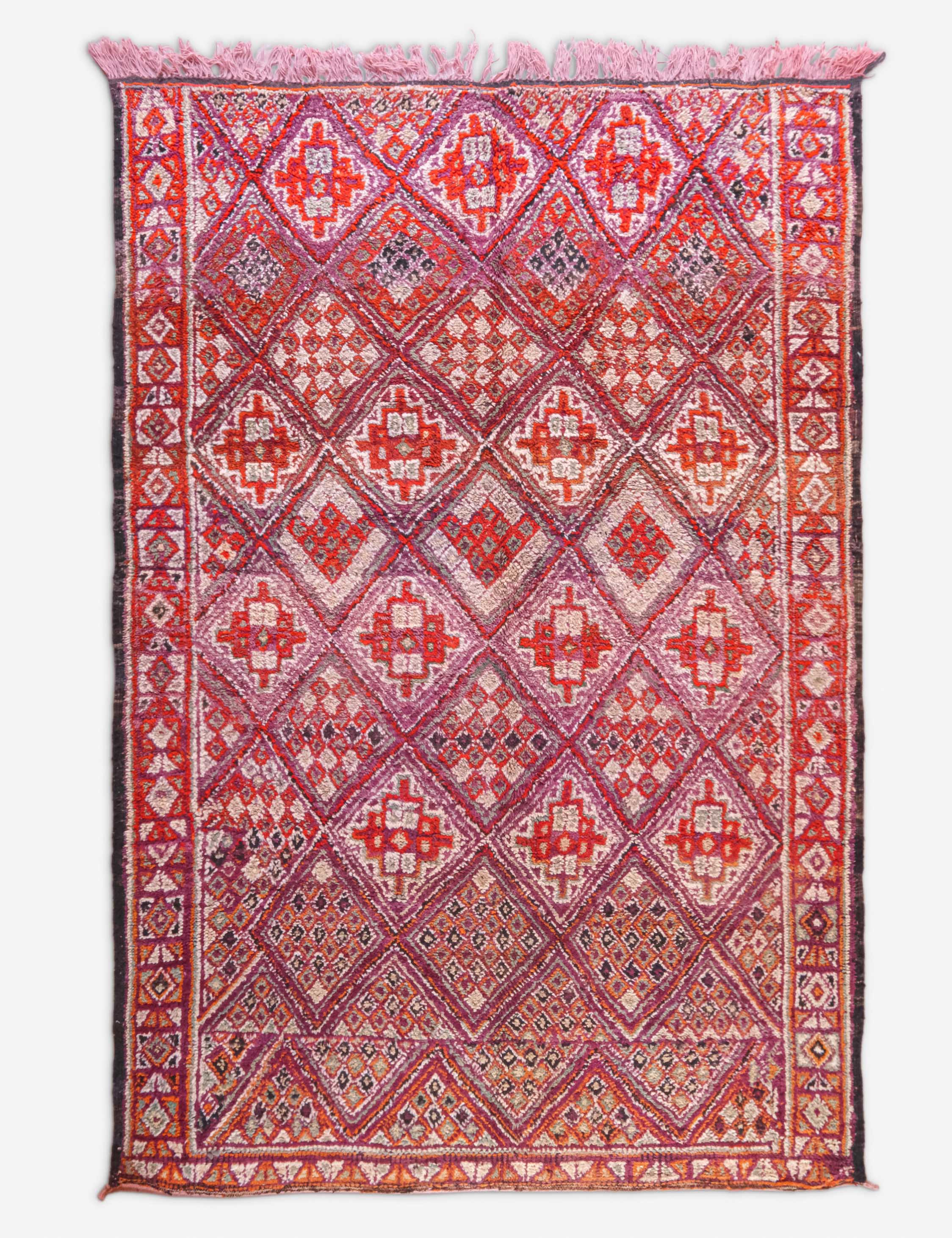 Vintage Moroccan Rug no. 95, 6'4in x 9'