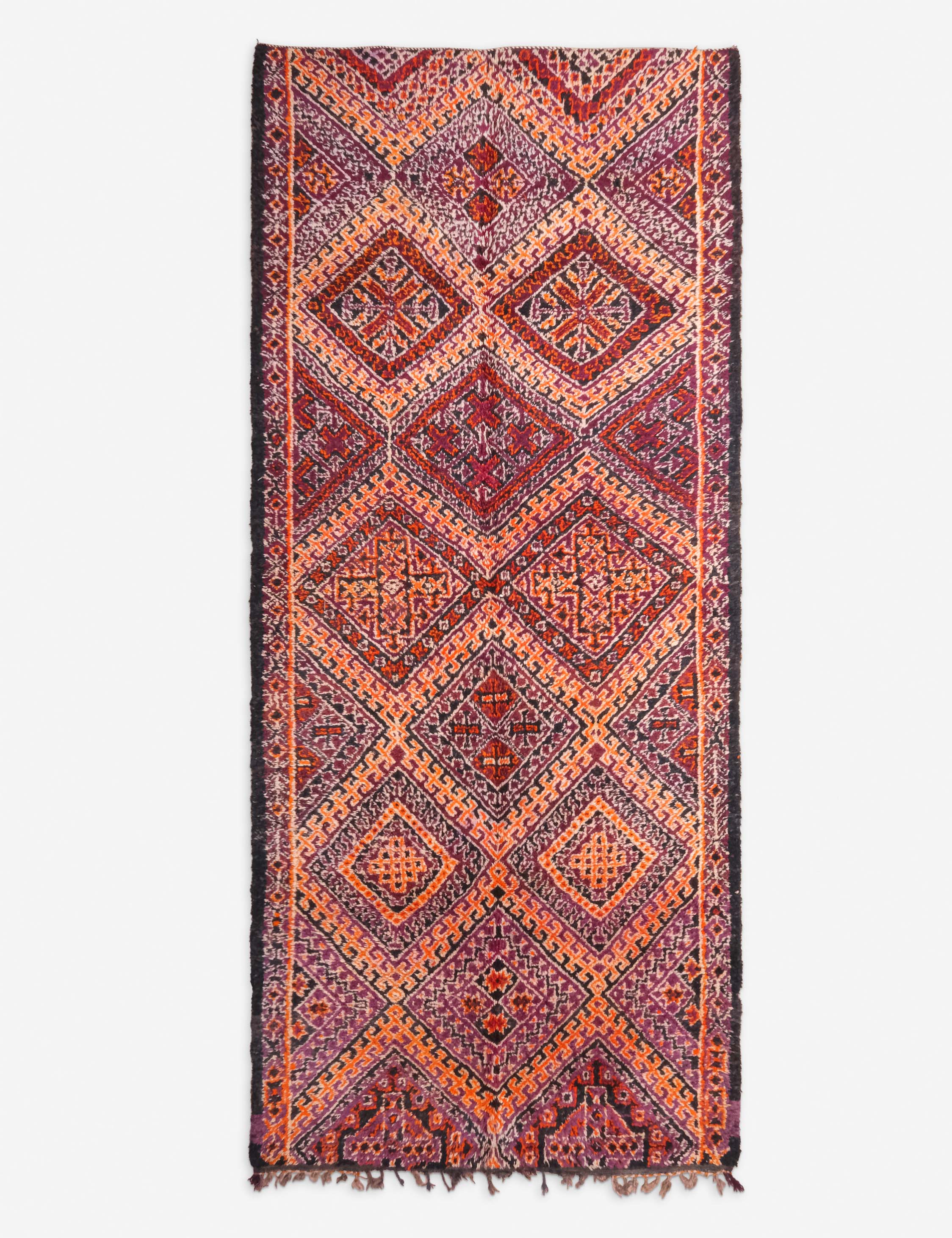 Vintage Moroccan Rug no. 97, 5'9in x 13'2in