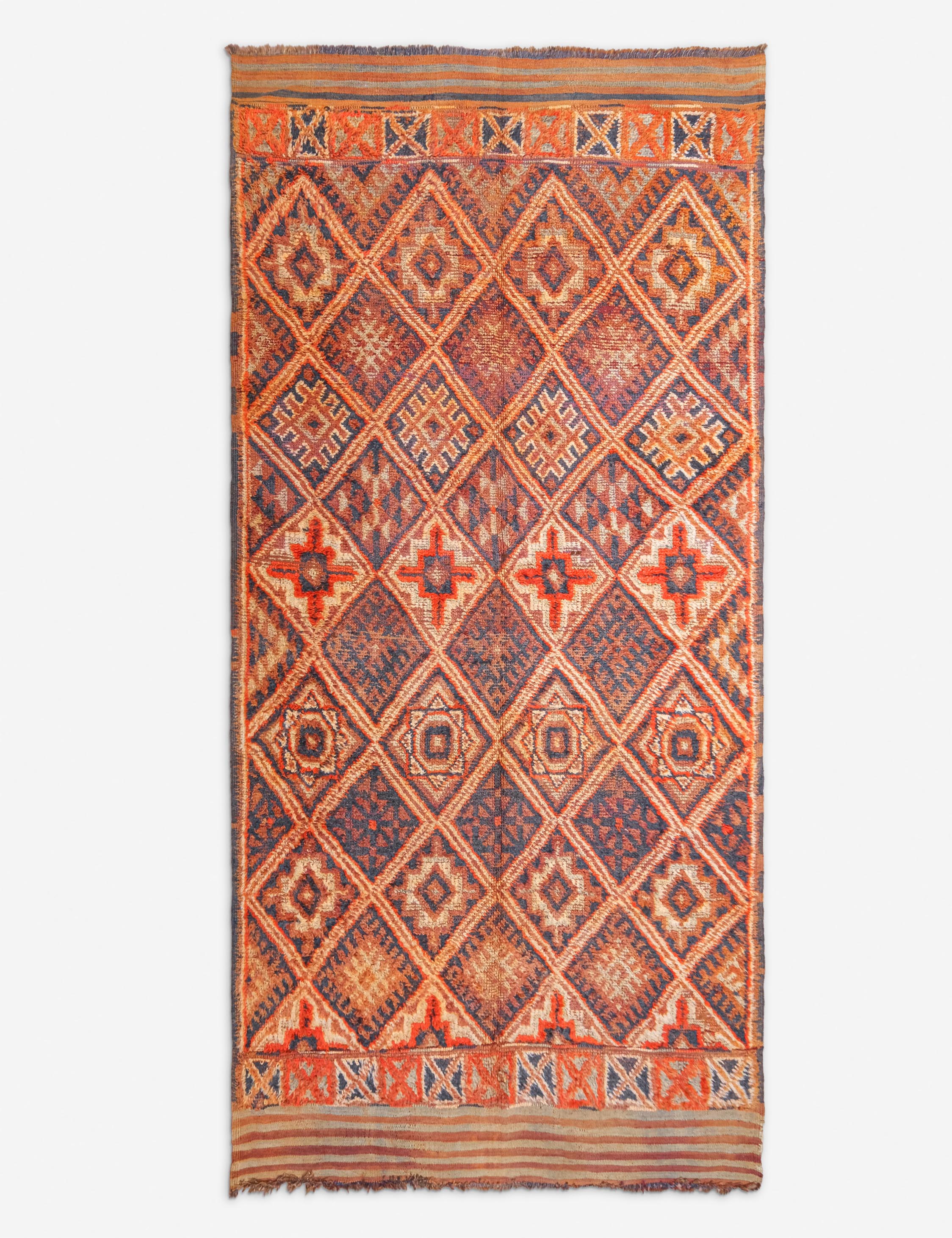 Vintage Moroccan Rug no. 100, 5'7in x 11'9in