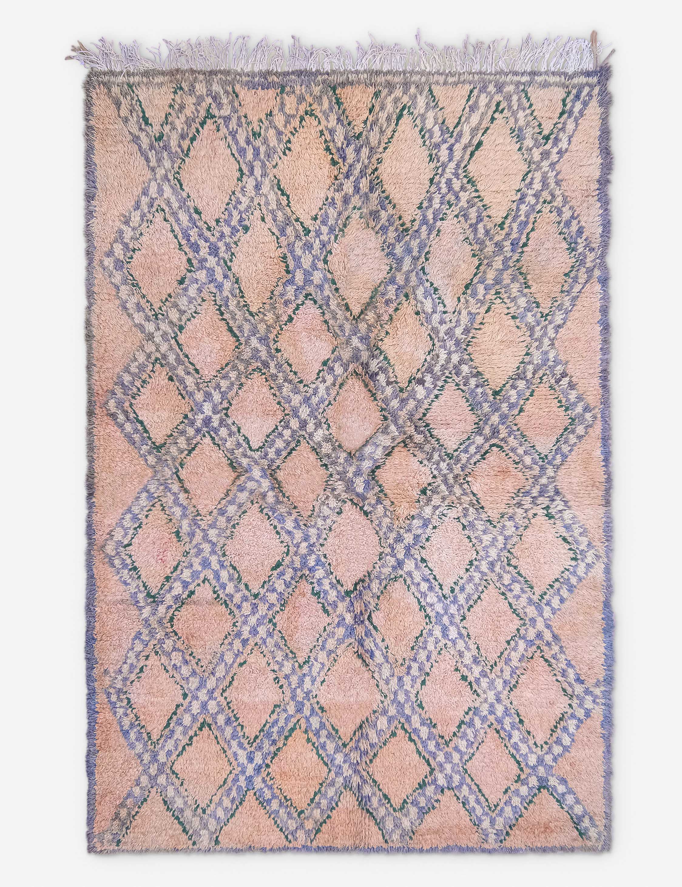 Vintage Moroccan Rug no. 107, 4'4in x 6'7in