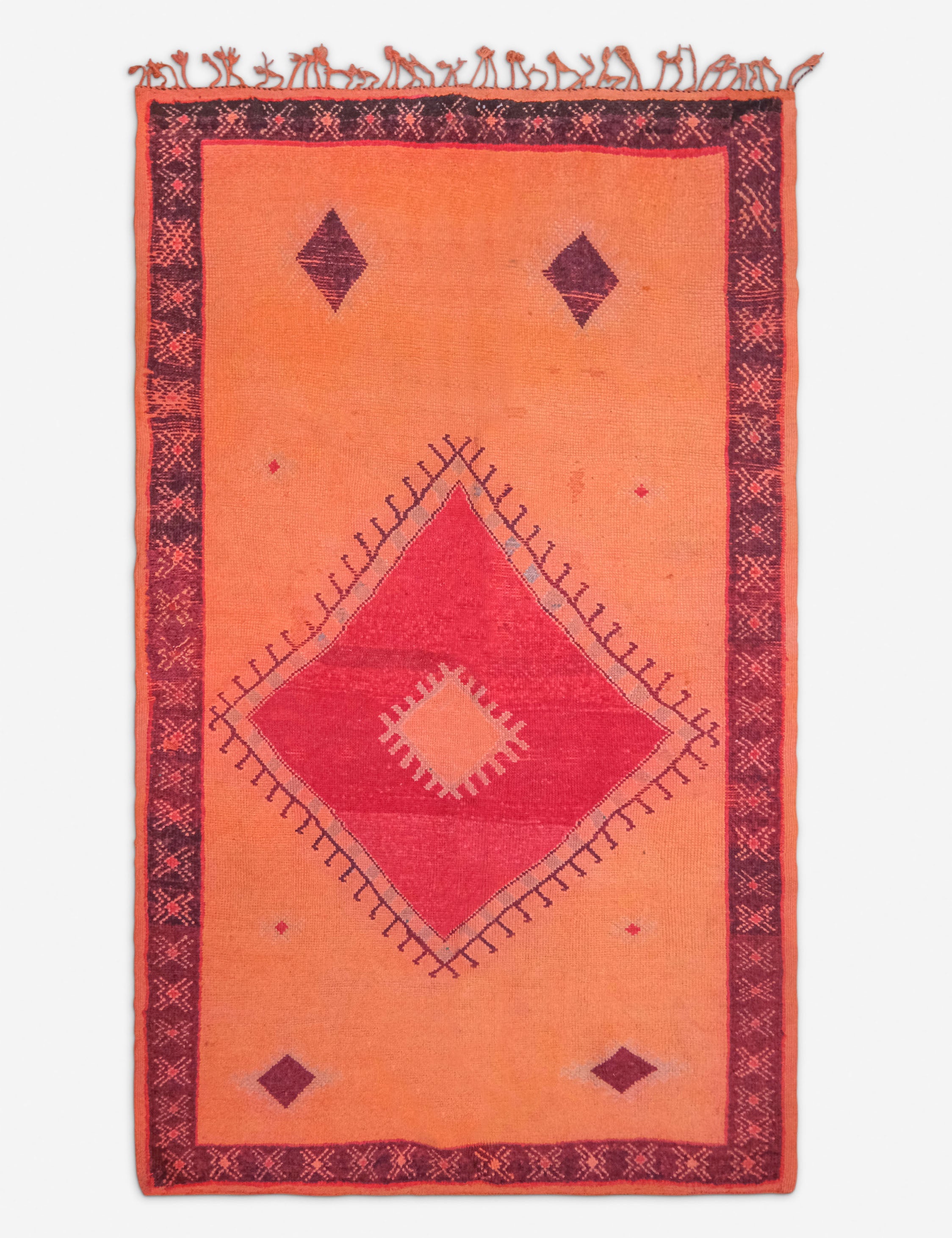Vintage Moroccan Rug no. 108, 4'3in x 7'1in