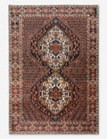 Vintage Turkish Hand-Knotted Wool Rug No. 534, 4'7in x 6'5in