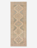 Vintage Turkish Hand-Knotted Wool Runner Rug No. 295, 4'3in x 12'4in