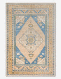 Vintage Turkish Hand-Knotted Wool Rug No. 536, 5'7in x 8'3in