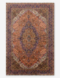 Vintage Turkish Hand-Knotted Wool Rug No. 540, 6'8in x 10'