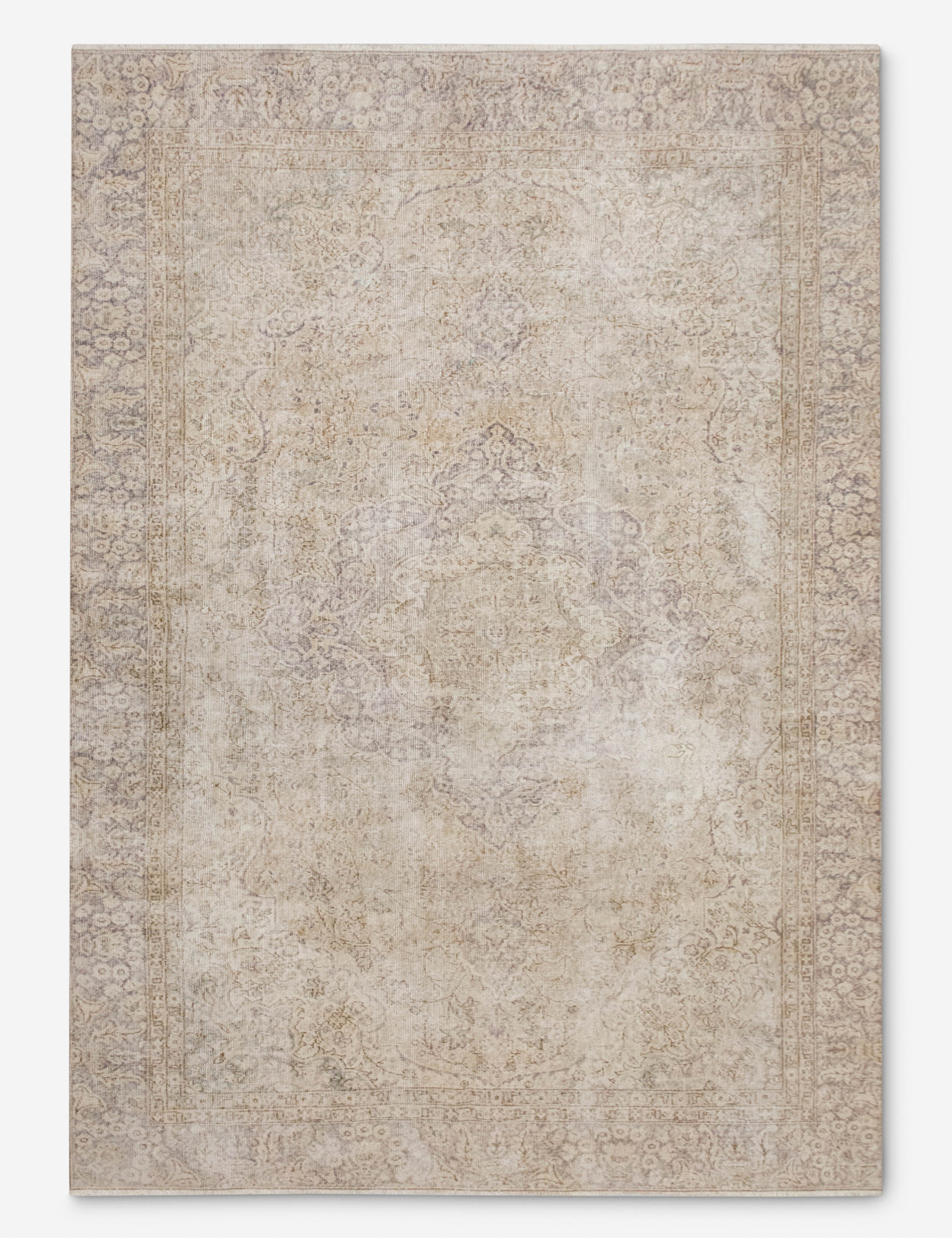 Vintage Turkish Hand-Knotted Wool Rug No. 541, 7'9in x 11'3in