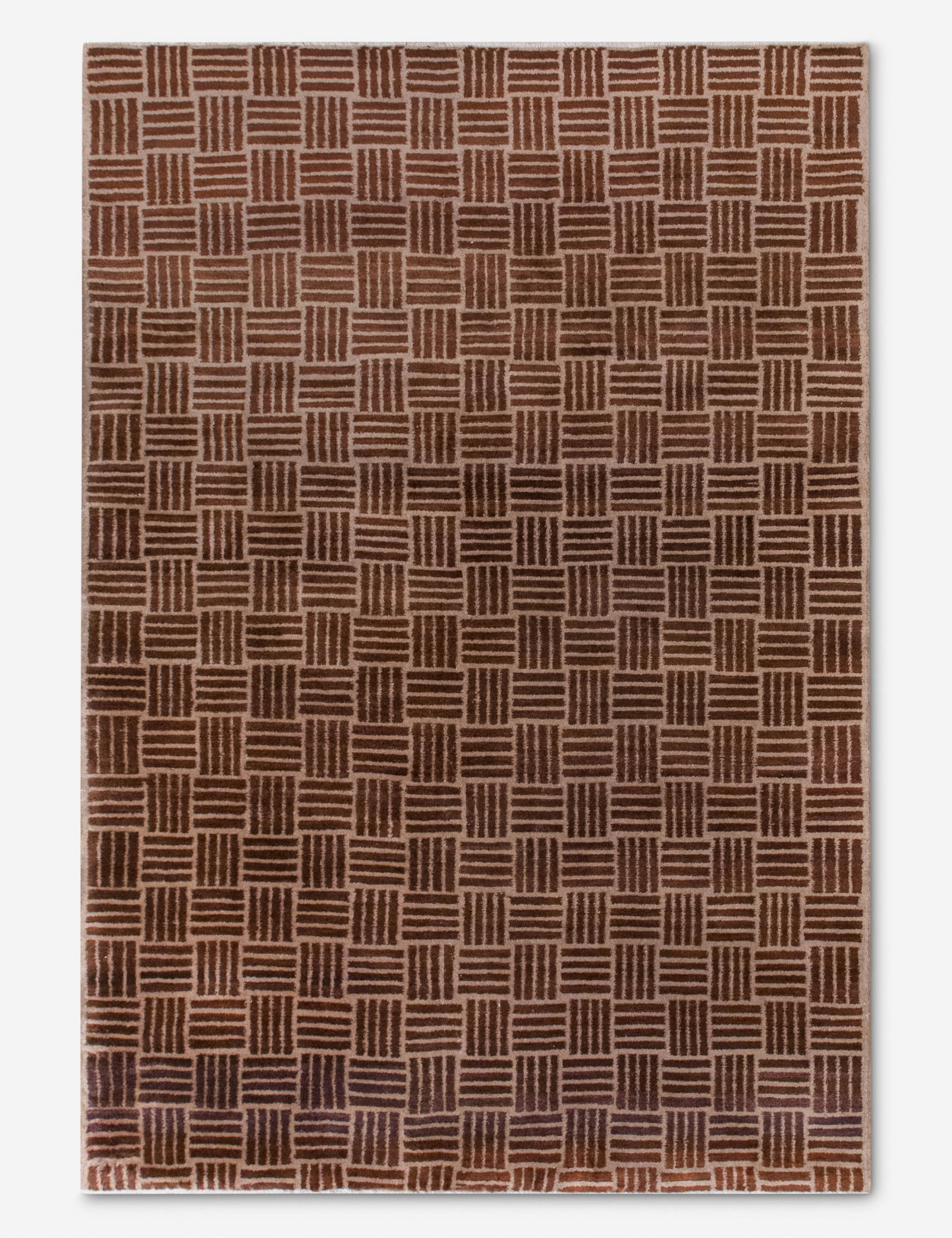 Vintage Turkish Hand-Knotted Wool Rug No. 542, 6'6in x 9'5in