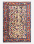 Vintage Turkish Hand-Knotted Wool Rug No. 552, 3'9in x 5'8in